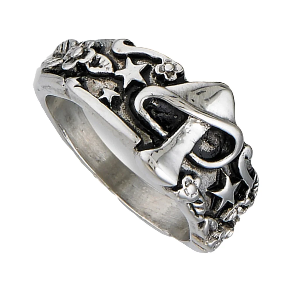 แหวนวินเทจแฟชั่นเห็ดนิ้วมือเครื่องประดับสไตล์อเนกประสงค์ตกแต่งสำหรับผู้ชายตกแต่ง