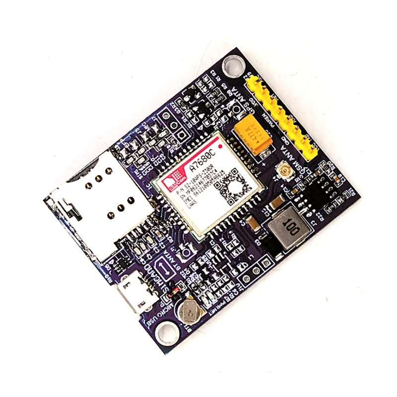 SIMCOM A7680C LTE Cat1 module development board compatible with SIM800C SIM868 SIM868E 2G LPWA module