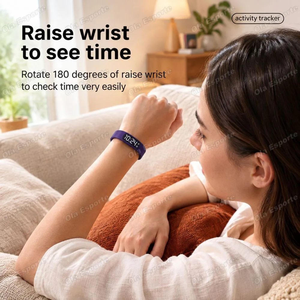 LED Digital Smart Watch with Waterproof Features