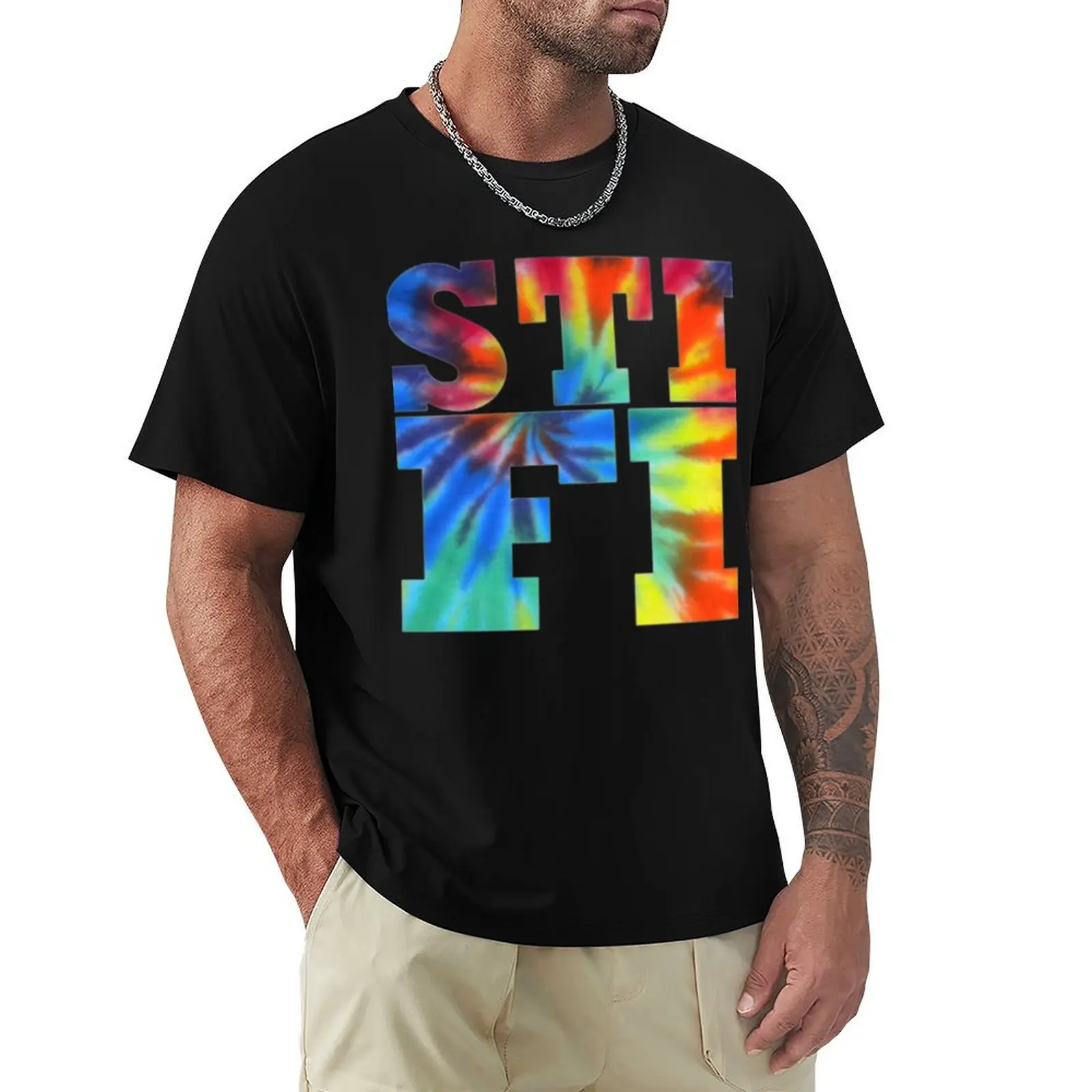 STIFI Sticky Fingers Logo T-Shirt t shirts for man pack white T-Shirt