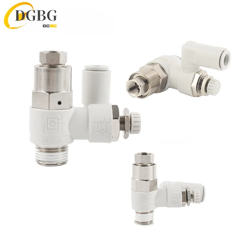 

Pilot check valve speed control valve quick connector ASP330F-01-06S 08S ASP430F-02-06S 08S ASP530F-03-08S 10S ASP630F-04-10S