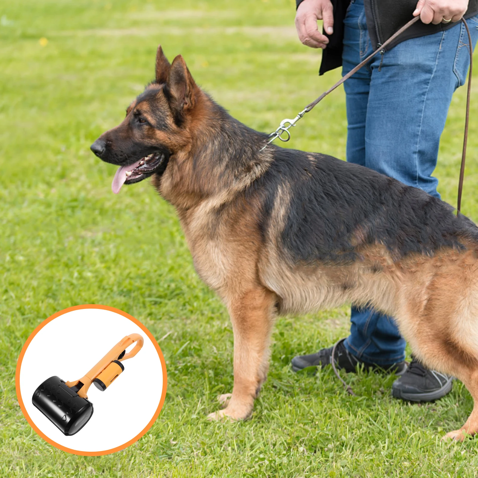

【】Poop Scooper For Dogs Dog Waste Picker Reusable Heavy Duty Pet Cleanup Tool Yard Park Outdoor Use Wear-Resistant Dog Poop