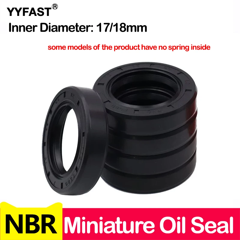Skeleton Oil Seal,ID 17mm/18mm,NBR Framework Oil Seal,OD 21-32mm,Thickness 3-10mm,TC Nitrile Butadiene Rubber Sealing Ring