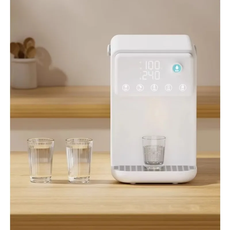 Household desktop integrated instant LED smart touch vertical hot/cold water dispenser with purification & direct drinking