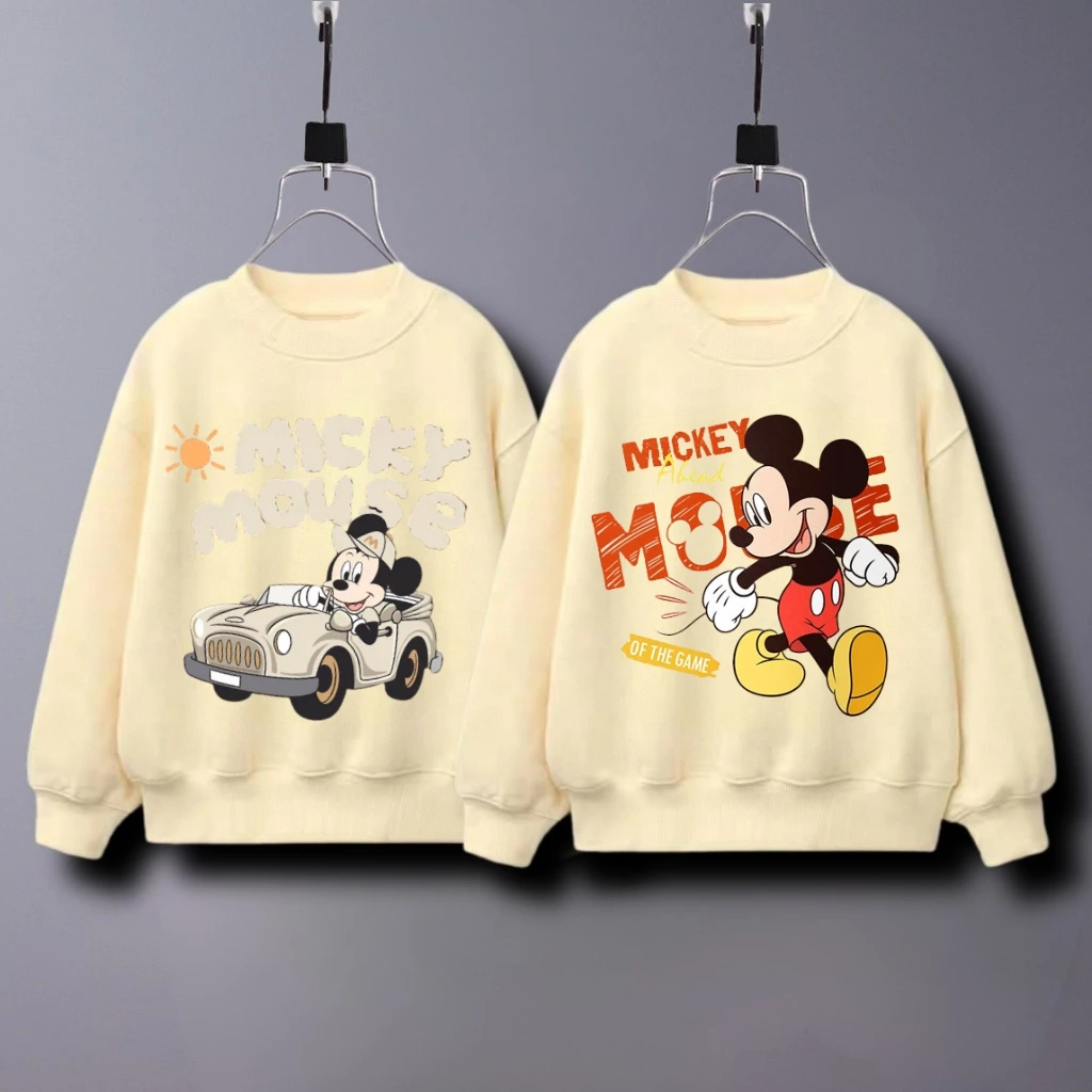 

Популярная брендовая детская одежда, толстовка с длинными рукавами и принтом, пуловер с круглым вырезом, весенне-осенняя одежда, детская свободная толстовка