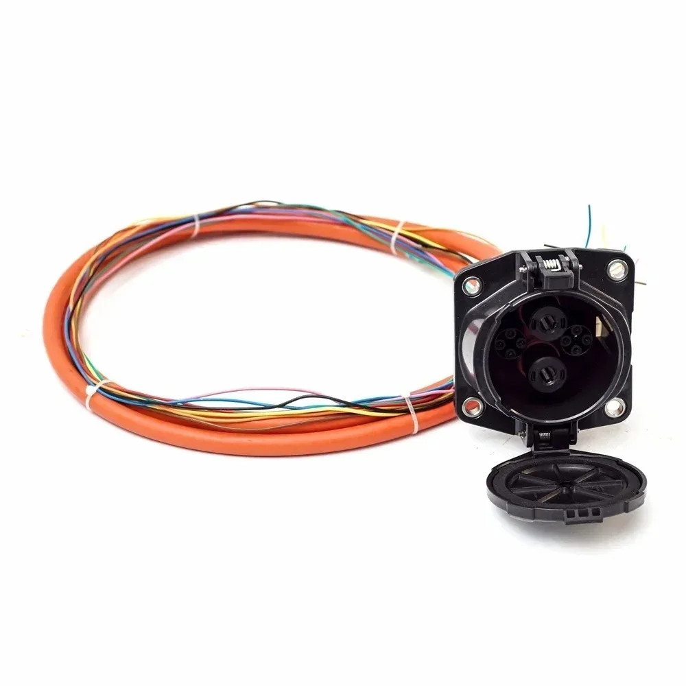 125A Fast EV Charger Cable Socket Inlet DC 200A CHAdeMO Connector EVSE Plug Electric Car Charging Socket for Vehicle