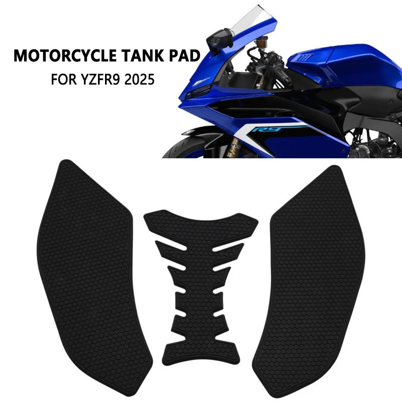 Almohadilla de tanque para YAMAHA YZFR9 YZF-R9, accesorios para motocicleta, almohadilla de tanque de combustible R9 2025, almohadilla impermeable lateral antideslizante para tanque de combustible
