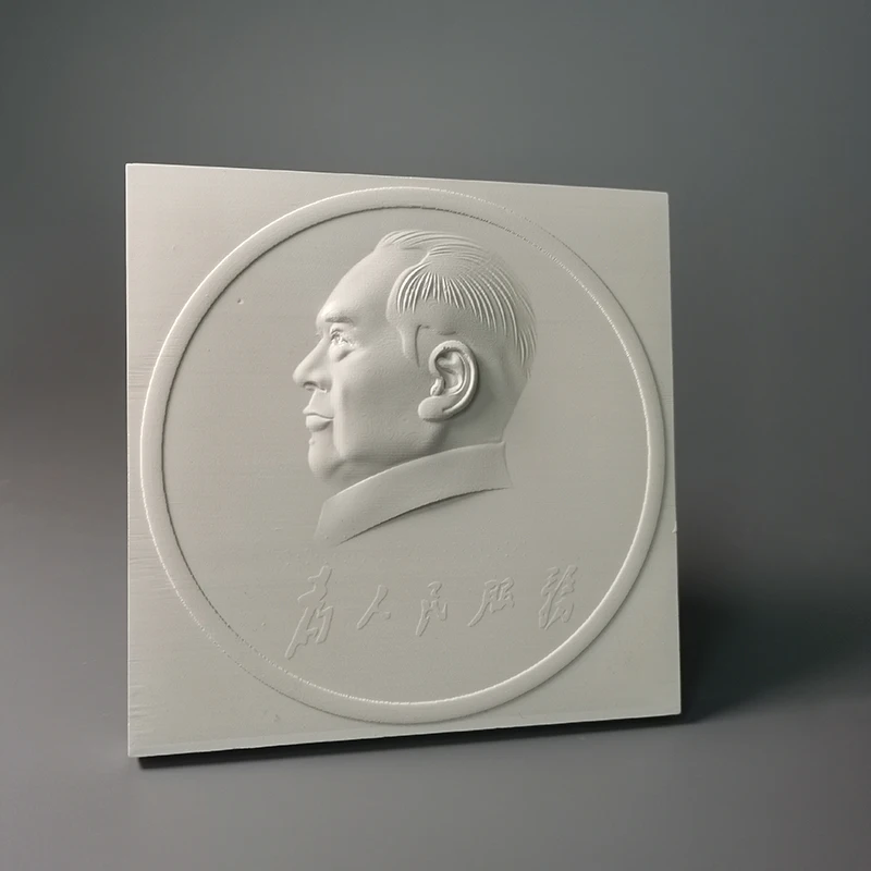 Great man resin statue relief hanging painting grandfather Mao home office desktop decoration ornament Seiko figure sculpture