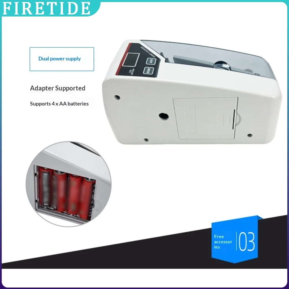 V30 Handheld Portable Bill Counter Counterfeit Checking Dual Power Cash Counting Machine for Home Retail Travel Cash Management