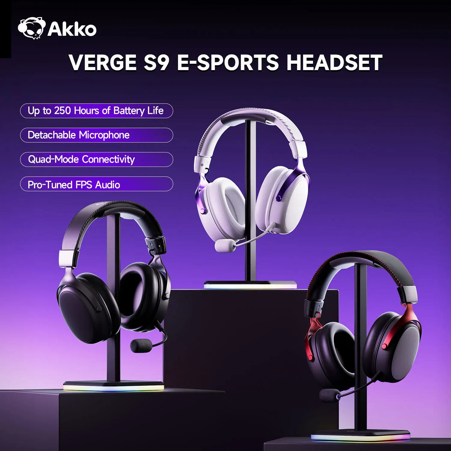 Akko Verge S9 Heads…