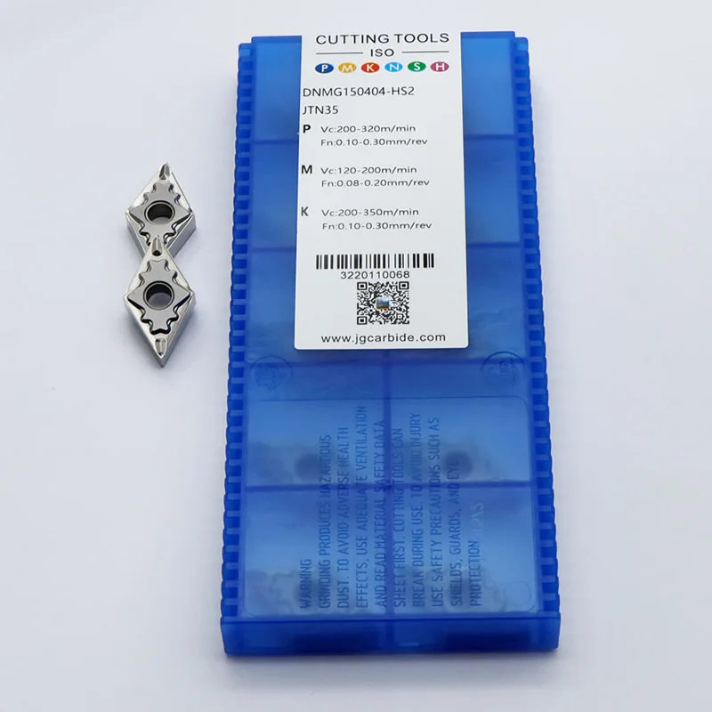Imagem -03 - Torno Cnc Ferramentas de Corte Tungstênio Cerâmico Revestido Carboneto Torneamento Insere com Furo Dnmg Dnmg150404 Dnmg150408 Hs2 Jtn35 10 Pcs