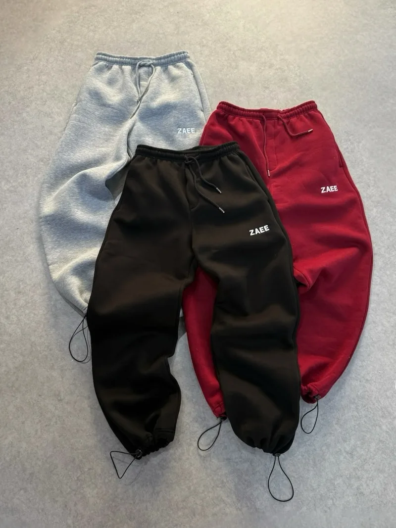

2025 New Men's Jogging Pants Y2K Baggy Sweatpants Fashion Design Autumn Winter Casual Men Pants Trousers