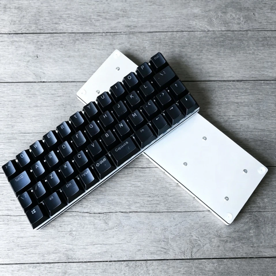 K45 Aluminum Mechanical Keyboard Kit Customized Wired Single-mode Type-C Hot Swap RGB QMK VIAL E-sports Gaming Office Keyboard