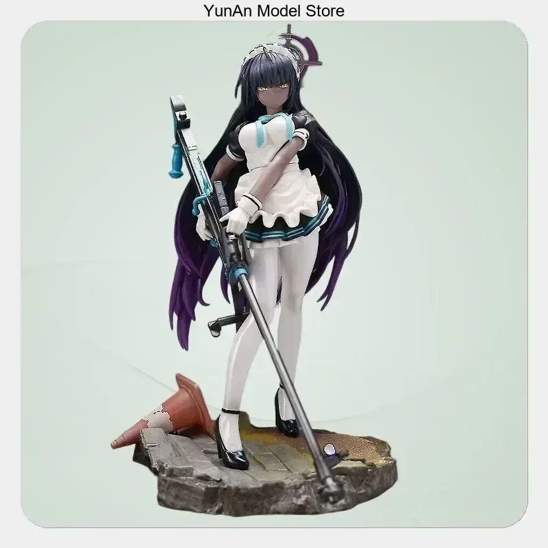 

25cm 1/7 Scale Blue Archive Kakudate Karin Maid Figure Desktop Collectible