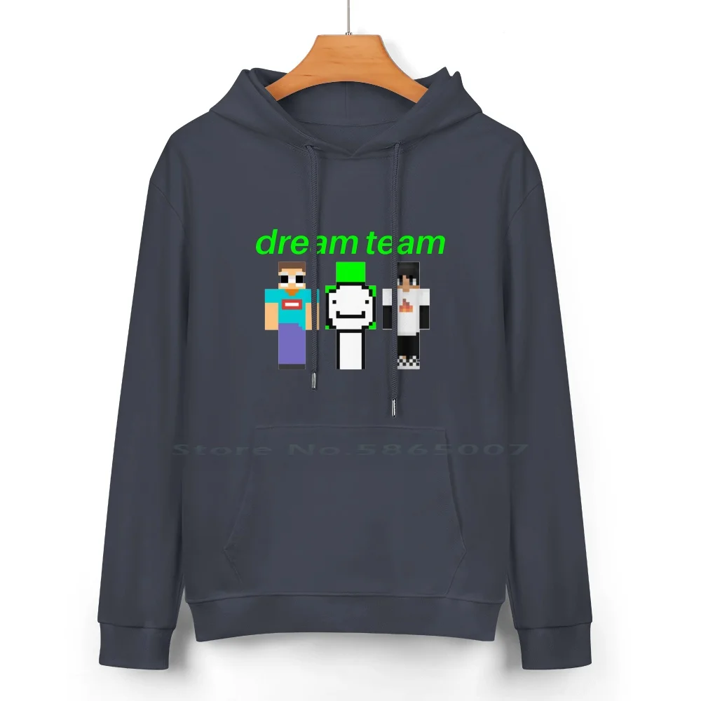 Dream Team Skins Pure Cotton Hoodie Sweater 24 Colors Dream Dreamwastaken Georgenotfound Sapnap Dreamnotfound Mxmtoon