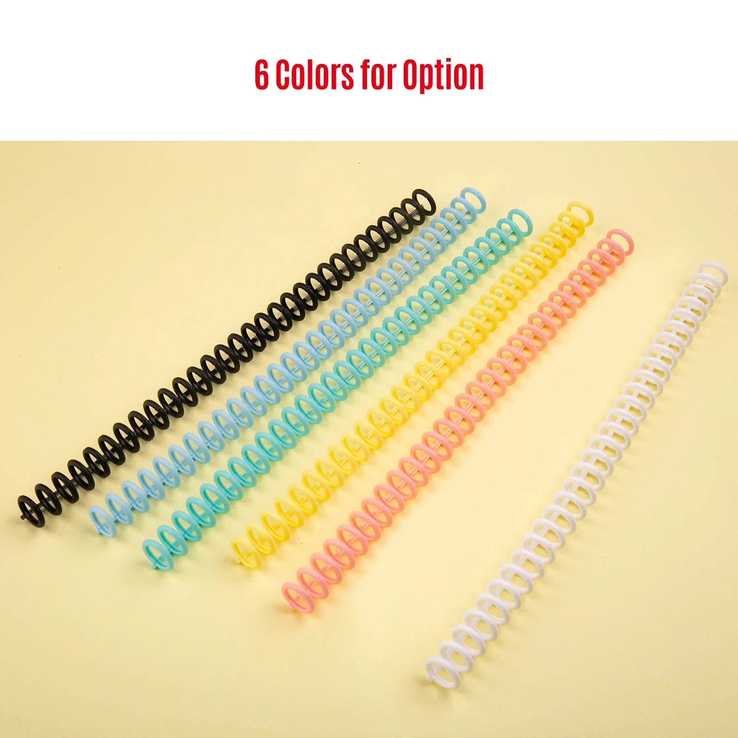 KW-trio, 10 шт., пластиковые переплеты с 30 отверстиями, кольцевые переплетные шипы, расчески, емкость 85 листов для DIY бумажного альбома для ноутбука