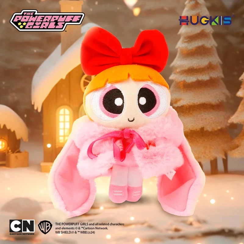 15 سنتيمتر HUGKIS Powerpuff الفتيات كيب لعبة فستان ملابس دمى فقاعة الشكل هدية عيد الحب لطيف أنيمي شخصية تحصيل هدية