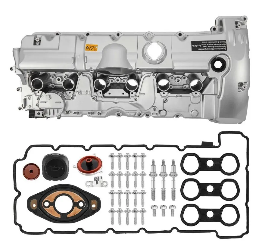 Aggiornamento coperchio valvola in alluminio per BMW N52 E70 E82 E90 E91 328i 528i 128i X3 X5 US