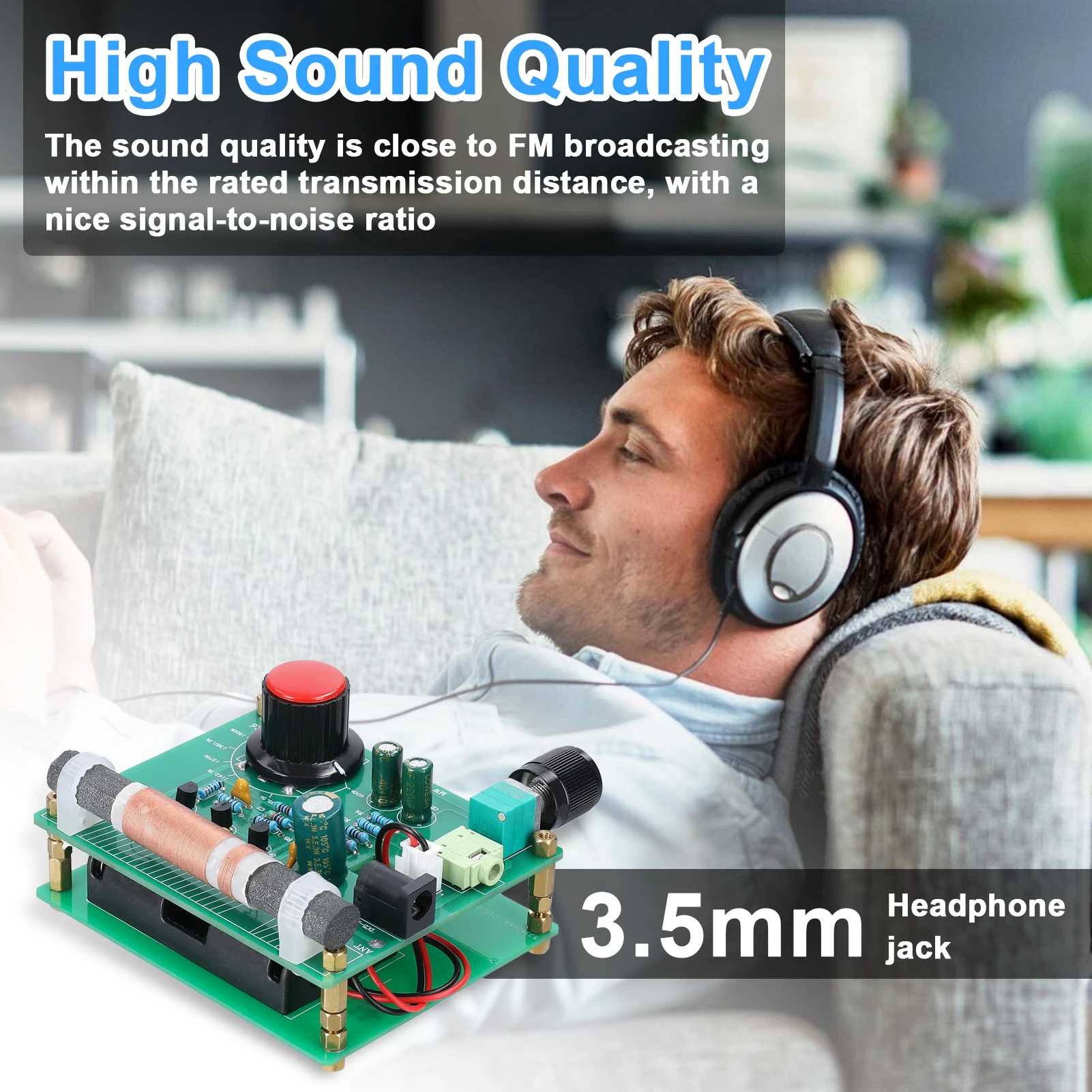 Amplitude Modulation AM Radio Emitter Experimental AM Transmitters AM Signal Source DIY Circuit Board Radio Station SDR Tools