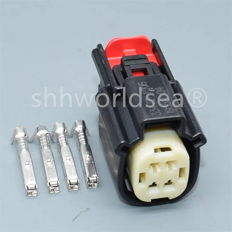 Shhworldsea 1Set 4 Pin male female 33472-4001 33482-4001 MX150 Female Male Oxygen sensor Auto Connector Plug