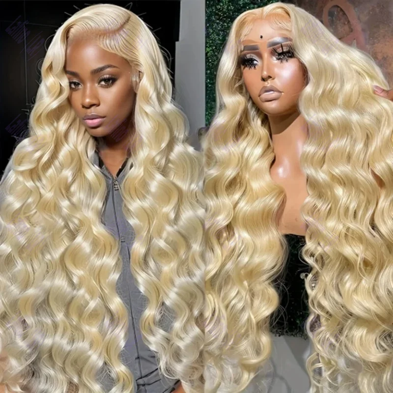 613 Brazilian Honey Blonde Wigs On Sale Clearance Human Hair 100% Choice Transparent Lace 13x6 Frontal Body Wave Colored Wig