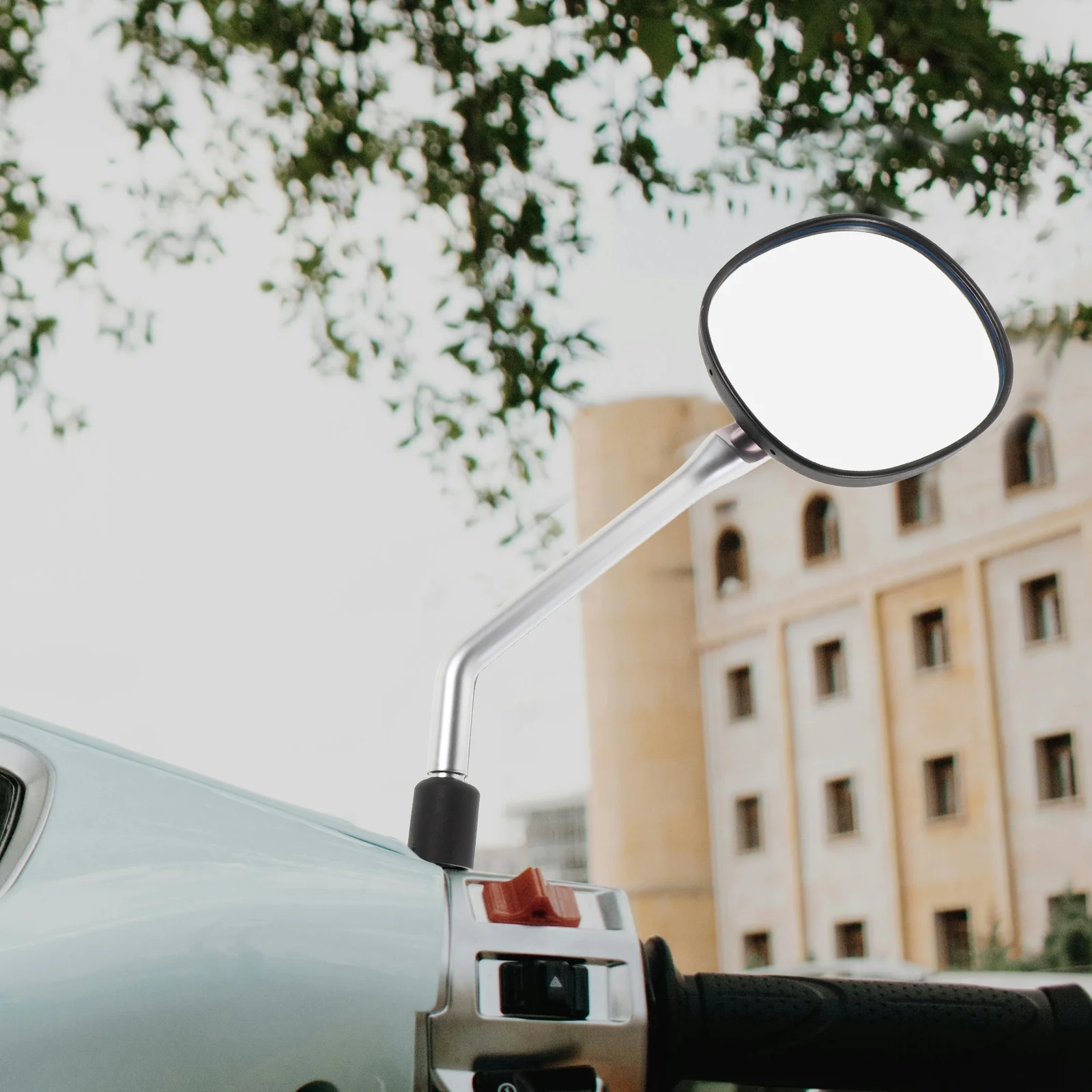 

1 Pair Bike For Handlebars Electric Rear View Mirror Side Replacement Wide Vision Easy Installation Multi-Use Scooter Mirrors