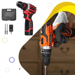 Charging Impact Drill Screwdriver Hardware Tool Multi Functional Brushless Lithium Electric Drill Household Electric Screwdriver