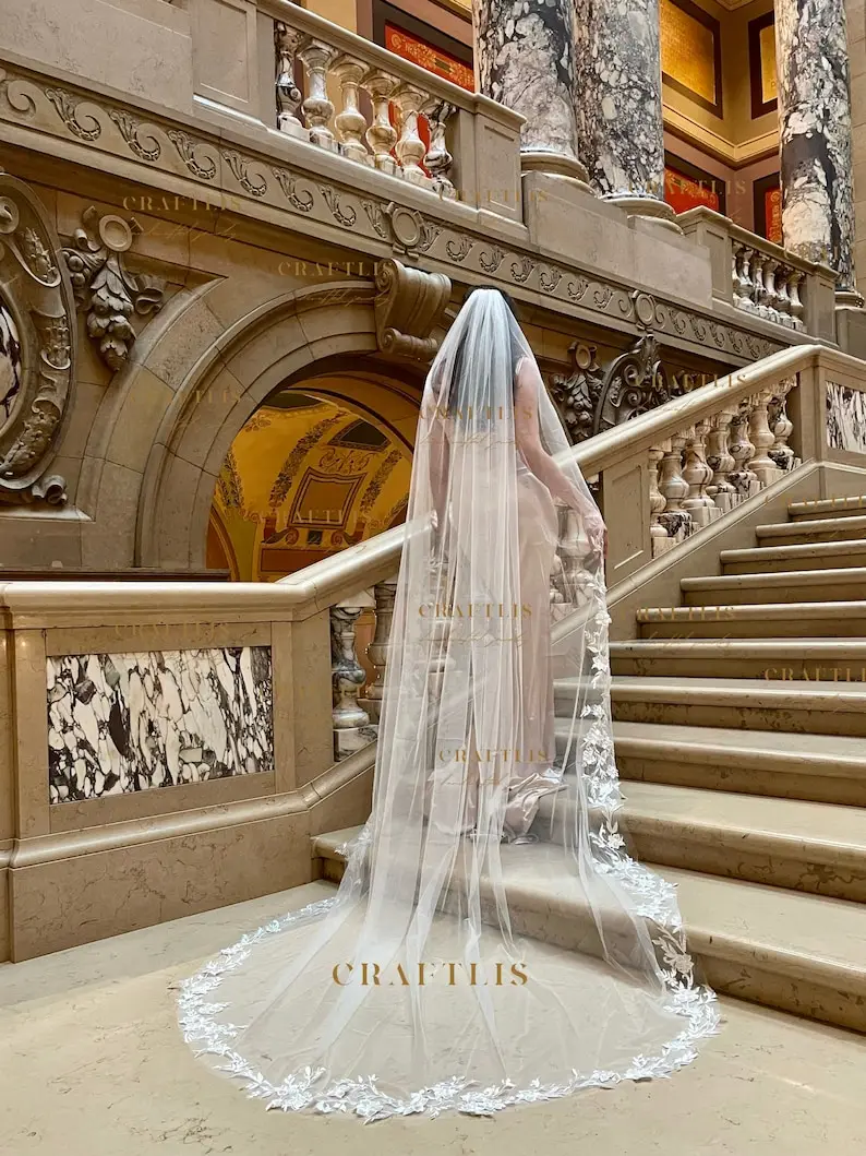 كاتدرائية الأزهار الحجاب الحجاب الزفاف فستان الزفاف الحجاب الزفاف زين #1