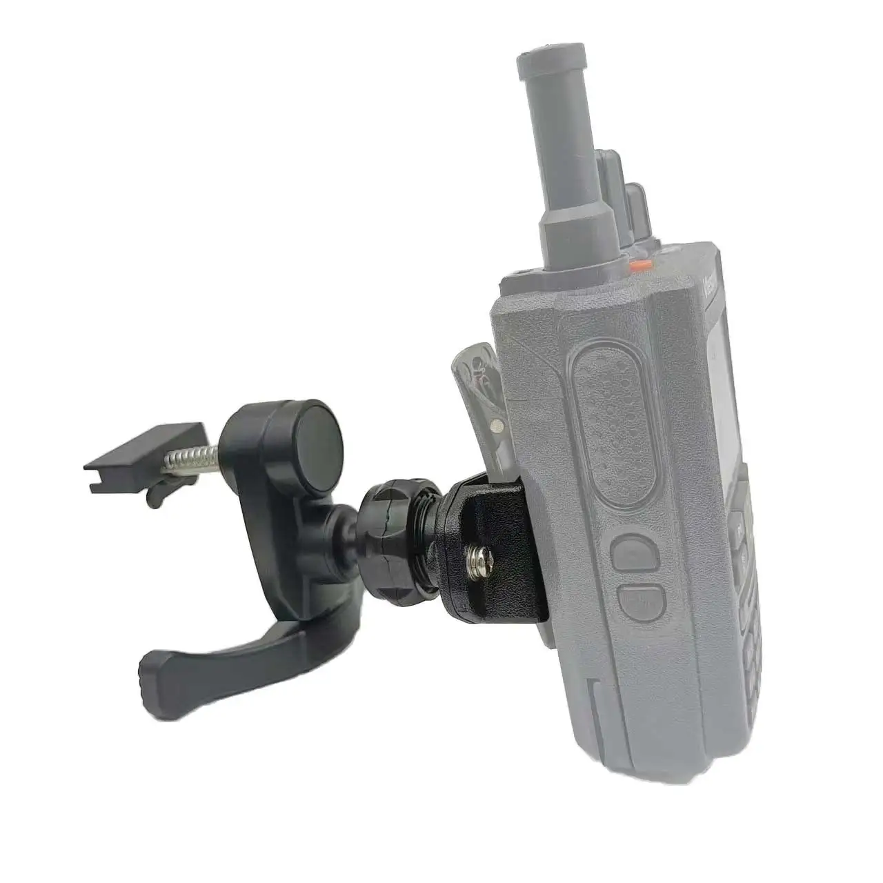 Handheld Walkie Talkie Car Frame Back Clamp Stand, montagens do veículo, montagem do carro