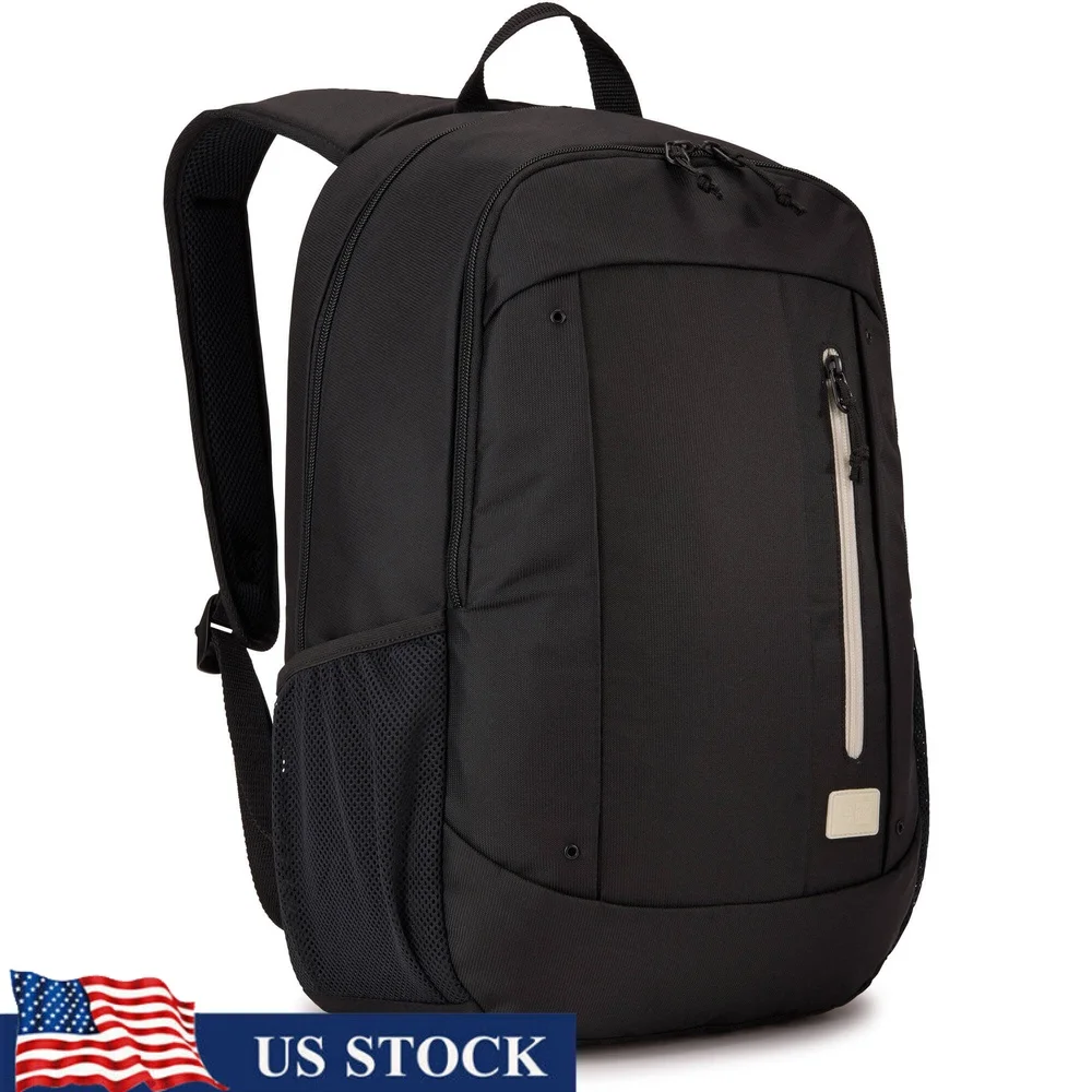 

15,6-дюймовый рюкзак для ноутбука с рукавом для планшета, карман для быстрой доступа, устойчивый к запутынию шнур для хранения, переработанная полиэфирная сетка, сторона