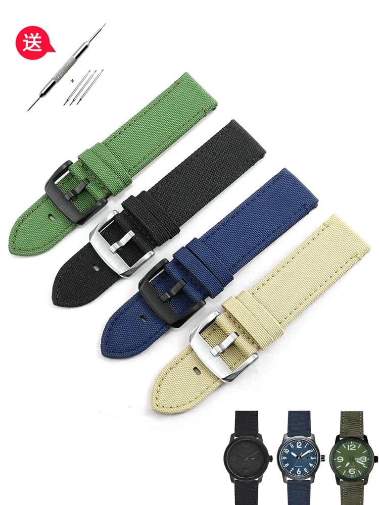 

Adaptable Speed Dare Speed T116 Nylon Strap Seahorse Canvas Watch Strap Accessories 22MM
