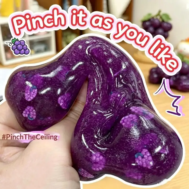 3pcs Product Fruit Smoothie Squeeze Sound Controlled Series Plastic Stress Relieving Toy Fruit Sugar Smoothie Ball Ease Anxiety