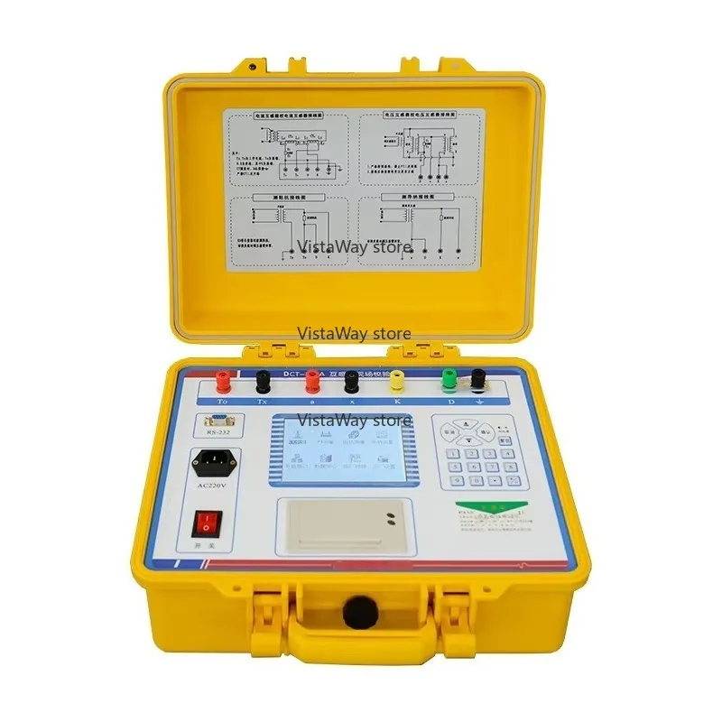 เครื่องสอบเทียบสนามหม้อแปลงไฟฟ้าอิเล็กทรอนิกส์ Demiks DTC-410A อุปกรณ์คุณภาพสูงสำหรับการตรวจสอบการเหนี่ยวนำร่วมและแรงดันกระแสไฟฟ้า