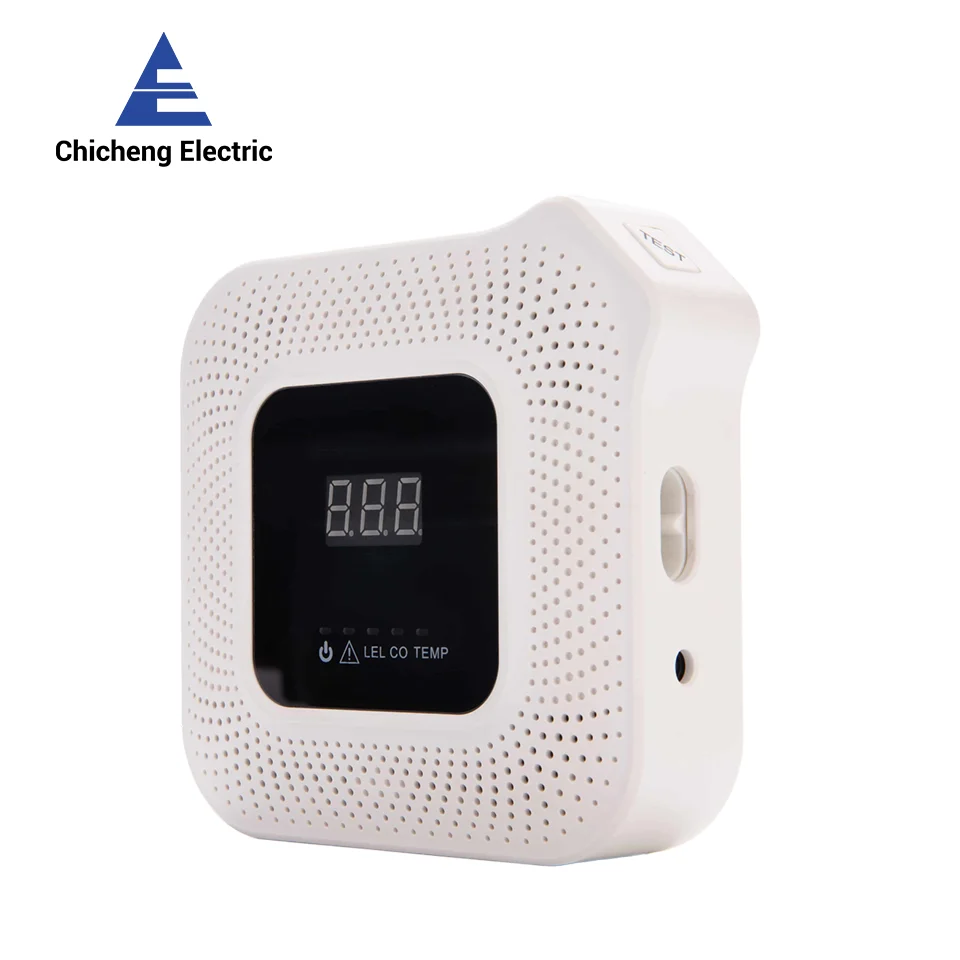 HD8200 Carbon Monoxide Detector Independent Carbon Monoxide Sensor Co Alarm Sensor With Voice Alarm Lcd Display Battery Powered