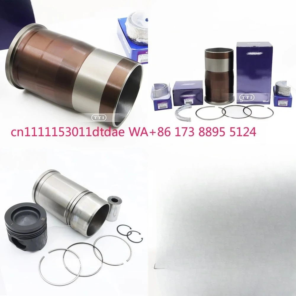 

Cylinder Sleeve Kit for D12 D13 D16 Engine 20760235 20858451 89886110 20498544 Piston Ring Set Heavy Engine
