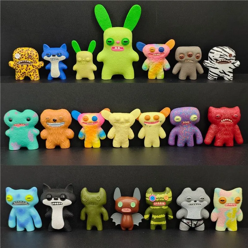 

New Fuggler Sprout Monster Fang Ke Monster Serise Blind Box Funny Cute Action Figures Q Version Model Dolls Cartoon Decor Toys