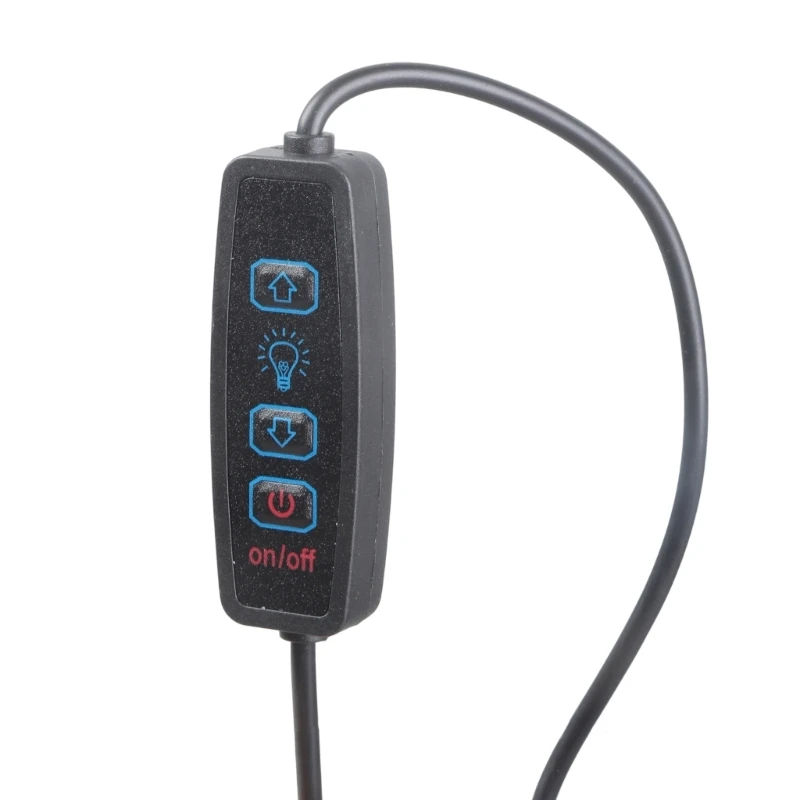 Ventilatore USB multi-velocità Condotto per flussi d da 14,5 Design portatile da 5 V per cucina all'aperto Accensione e