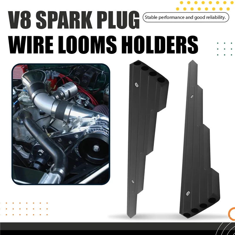 

Divider Separators Spark Plug Wire Looms Holders 40375 For V8 For Chevy Ford SBC BBC SBF BBF 350 400 396 472 502