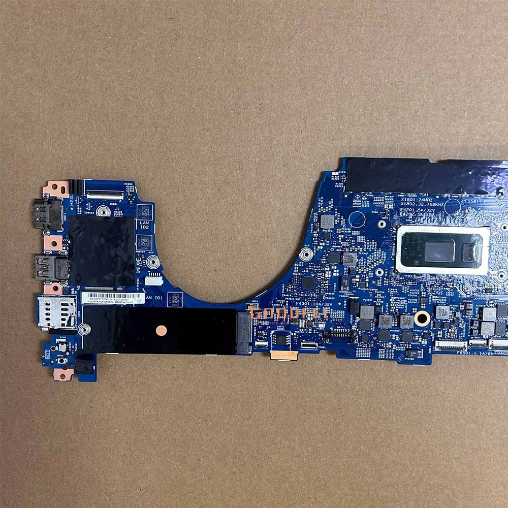 Płyta główna do laptopa Thinkpad X390 Yoga, płyta główna notebooka 18729-1, procesor CPU I7 8665U, 16GB RAM, do Lenovo 448.0G103.0011, przetestowana, 100% sprawna.