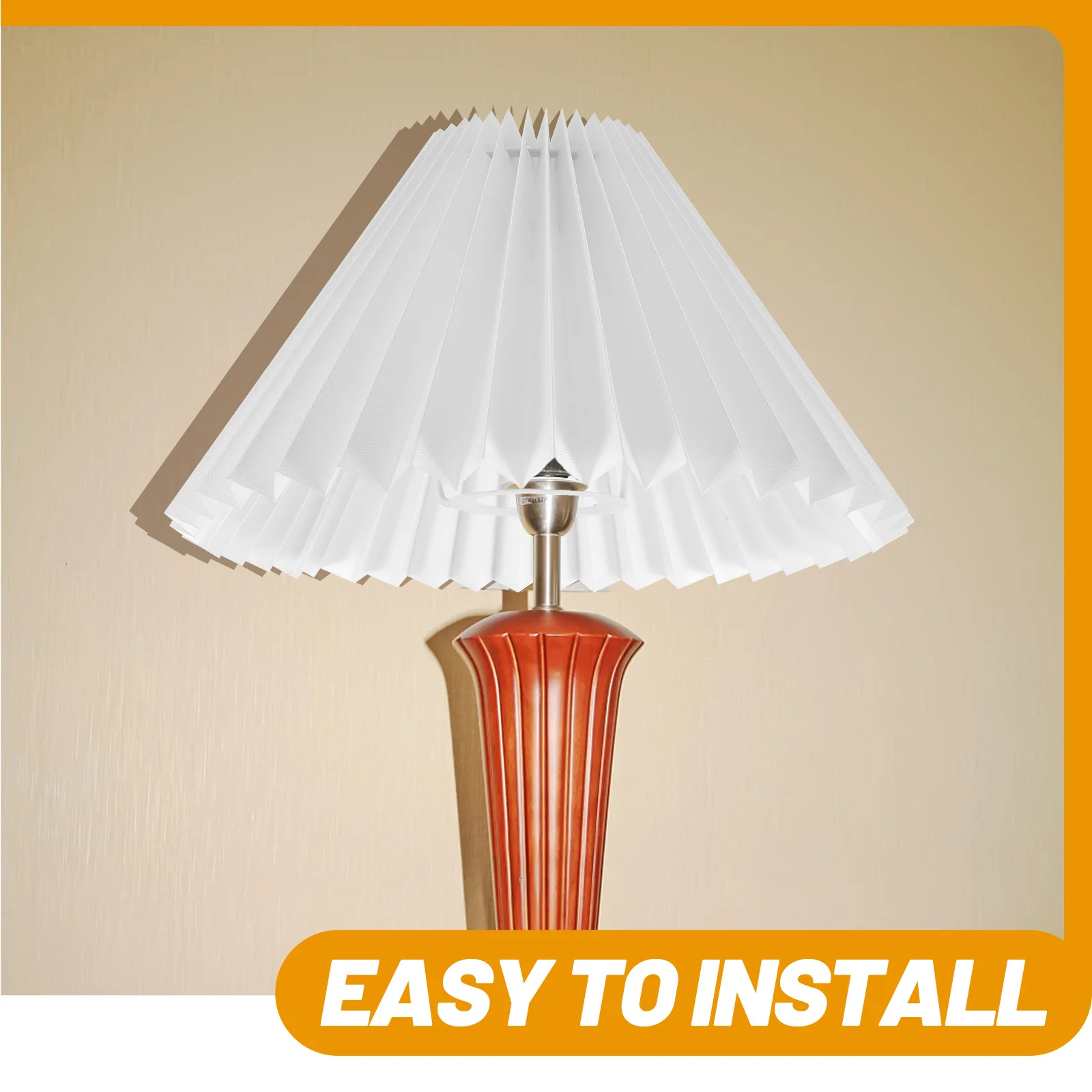 

2 шт. плиссированные абажуры для настольной лампы, торшера, светильника, декоративный сменный чехол, аксессуар для освещения