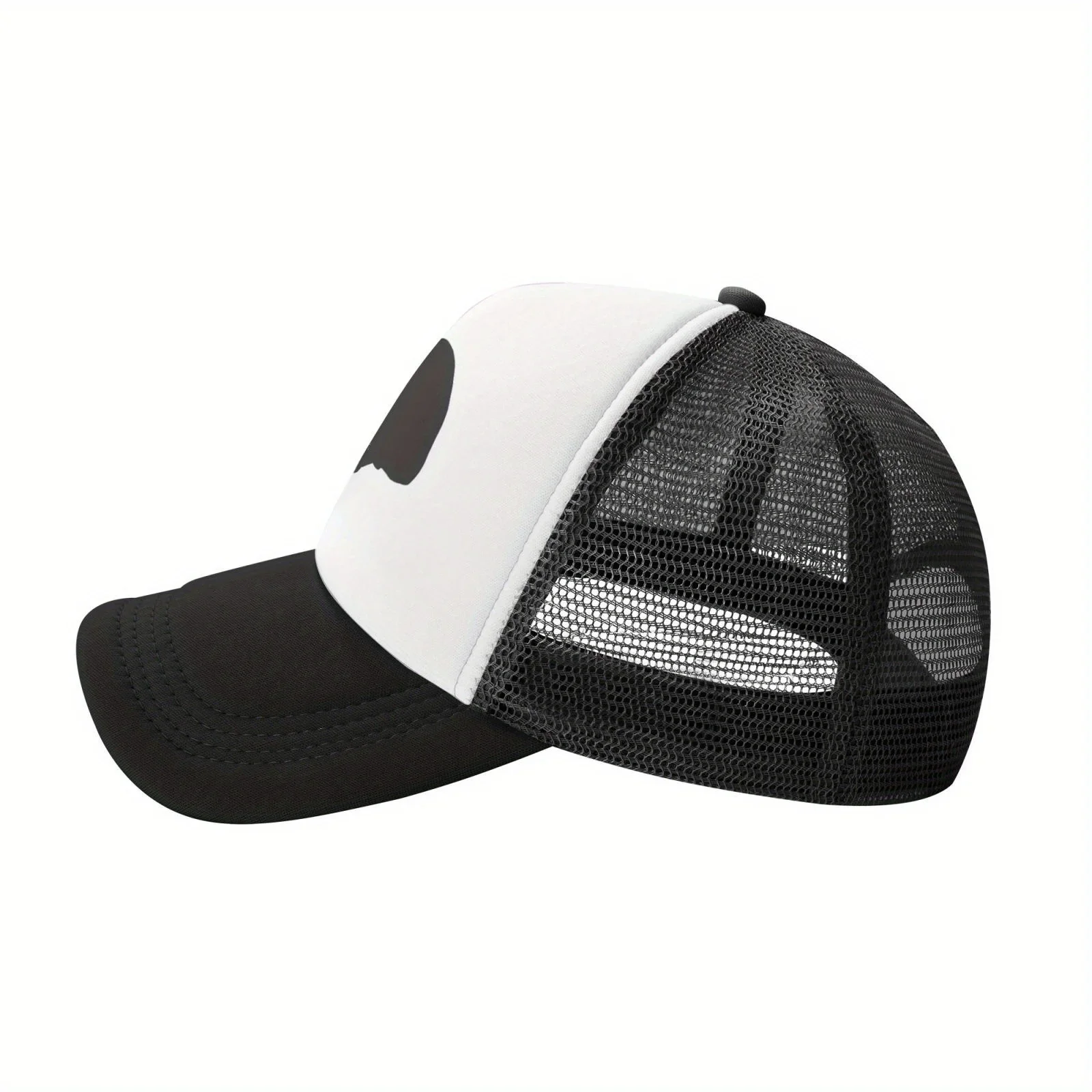 1pc What We Do In The Shadows Inspired Cat Mesh Baseball Cap - Unisex, Breathable, Sun-Protective Trucker Hat With Adjustable St