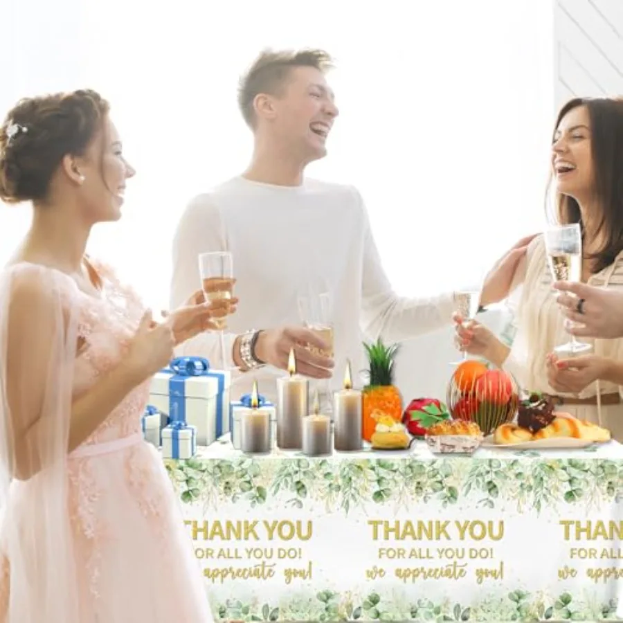 3 حزمة حكيم الأخضر شكرا لك مفرش المائدة الأوكالبتوس التقدير الزينة شكرا لك على كل ما تفعل مفارش المائدة حكيم الأخضر نحن أ #5