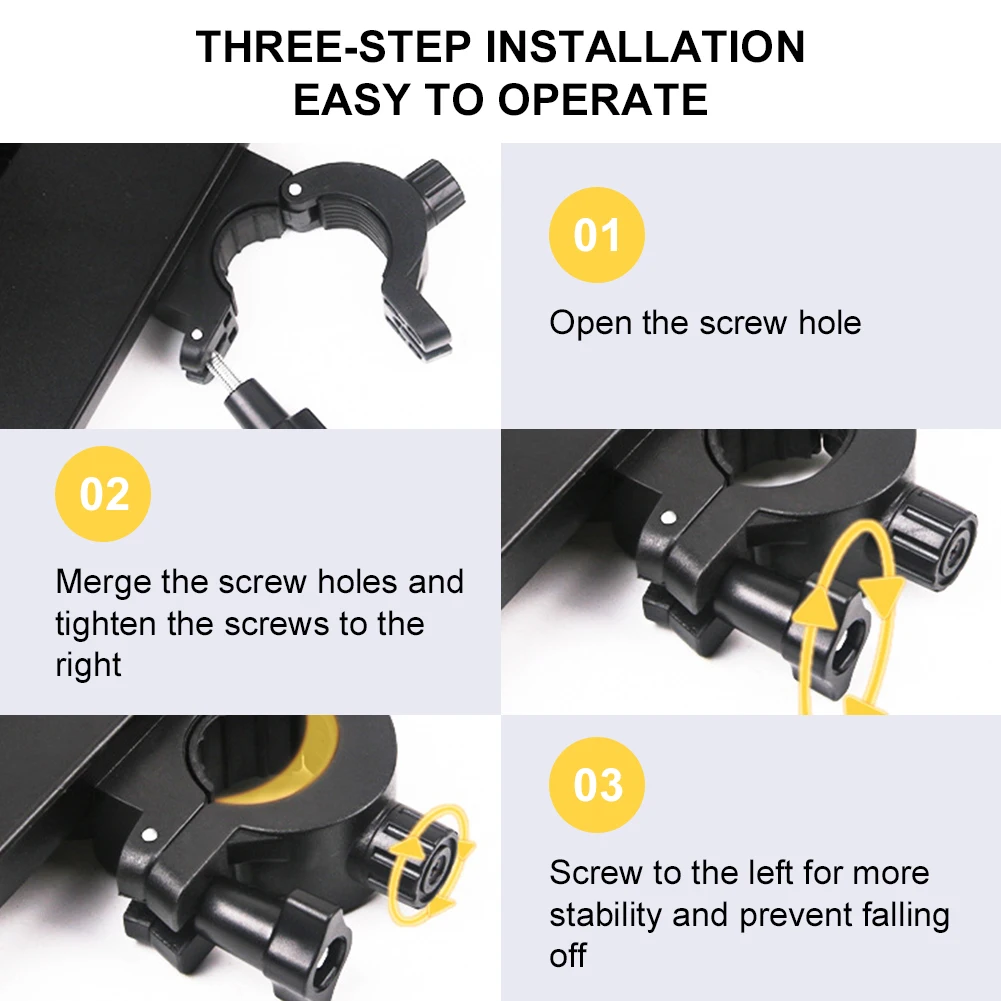 Vassoio per scheda audio Morsetto per supporto per mensola universale su vassoio per leggio per musica per supporto per telefono con staffa per treppiede dal vivo