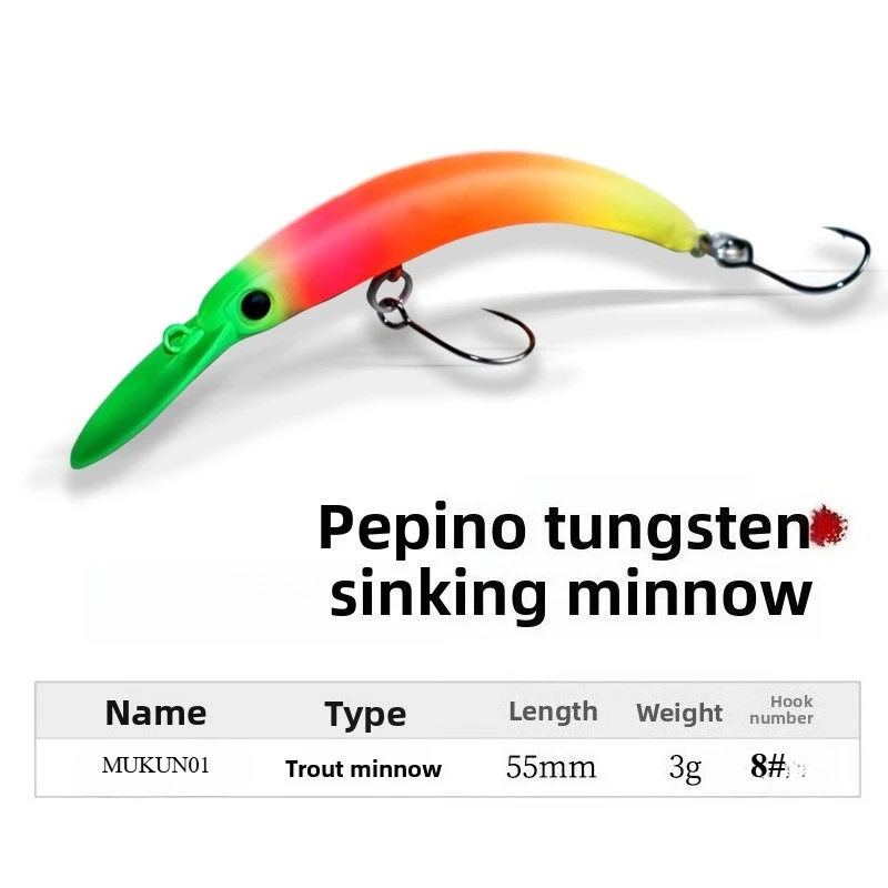MUKUN 1PCS Mini Minnow Wobblers Triangle Hooks Fish Popper Bass Tackle  Fishing Lures Crankbait Hard Plastic Bait - AliExpress 18
