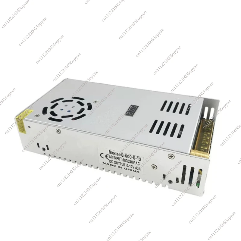 

0-12V 600W Adjustable Power Supply Constant Voltage Transformer LED DC Switch Power Supply 24V With Display Screen