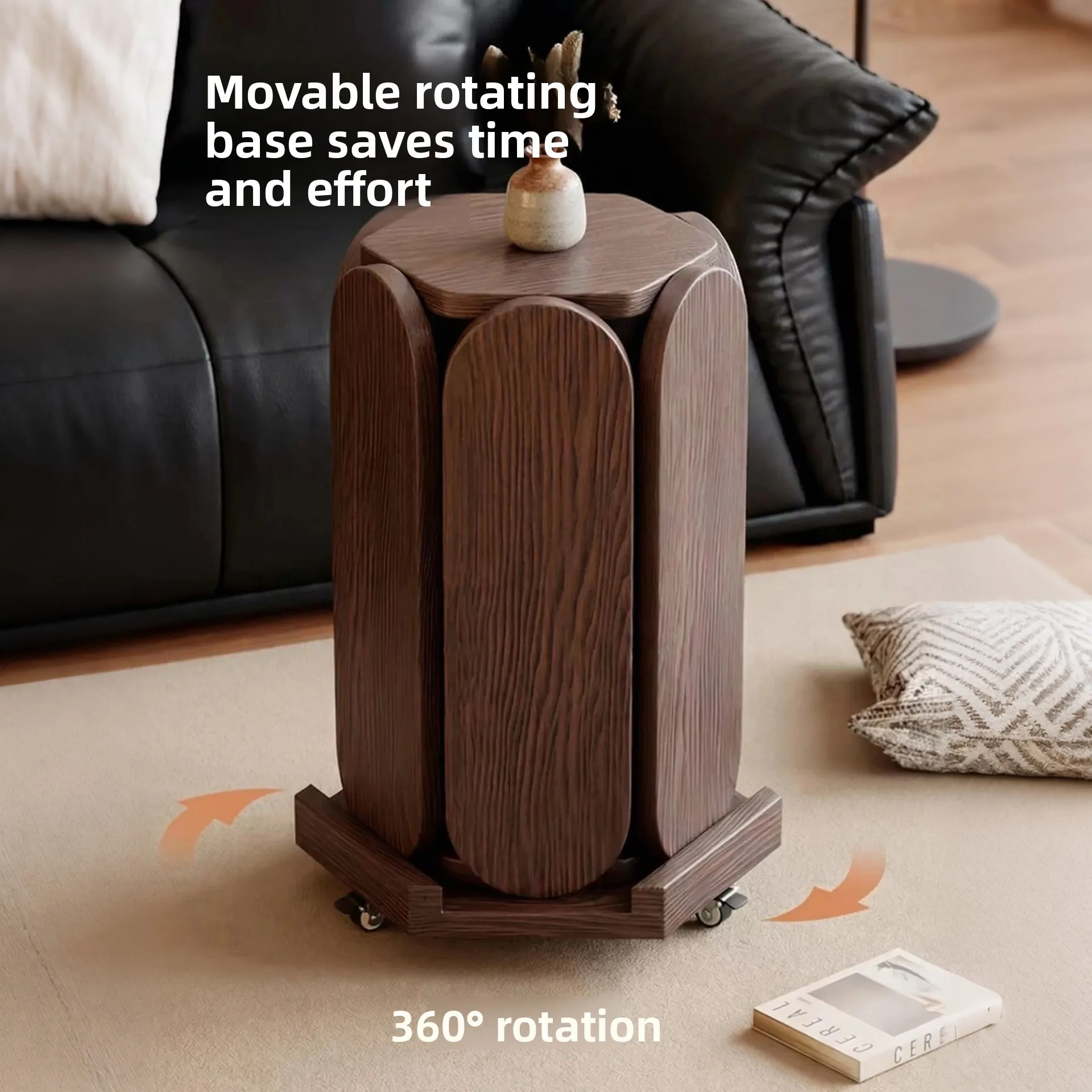 Light luxury all solid wood stackable stool, geometric order stool, solid wood hexagonal stackable stool, household dining stool