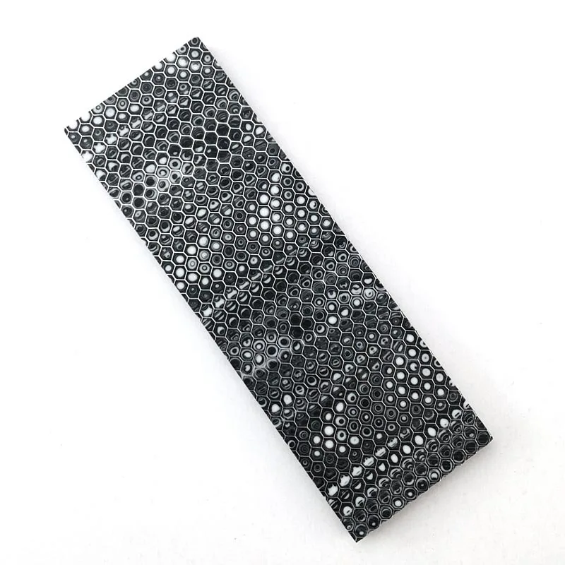 C-Tek Honeycomb DIY Accessories DIY Handmade Resin Material Knife Handle Resin Honeycomb Patch Slingshot Handle Patch 120x40x8mm