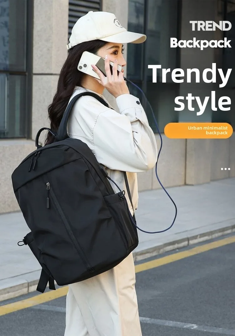 

Вместительный рюкзак, стильная и функциональная деловая сумка для ноутбука, модный туристический рюкзак для мужчин и женщин.