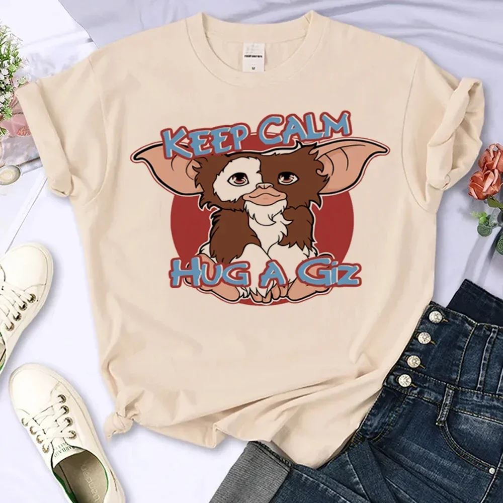 2024 spersonalizowana moda uliczna Gremlins T-shirt damski Anime moda uliczna koszulka Manga damska odzież designerska