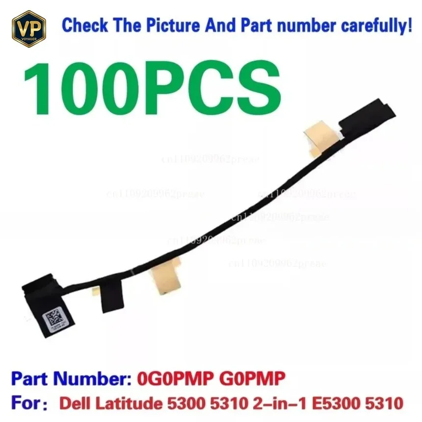 

SX For Dell 100PCS New Battery Cable Fit Latitude 5300 5310 2-in-1 E5300 0G0PMP